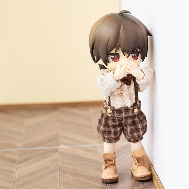 ob11 clothes British court style suit overalls pants little detective for obitsu11, GSC, p9, 1/12bjd doll clothes Accessories