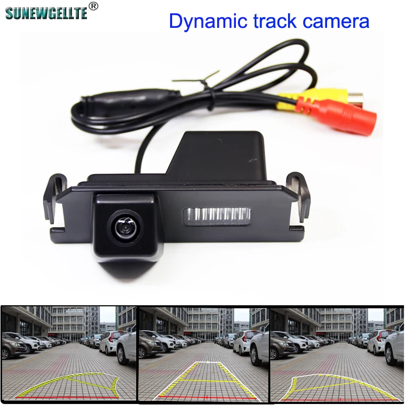 

Dynamic Trajectory Line Car Backup Rear View Camera For Hyundai I30 Rohens Solaris Genesis Coupe Elantra Verna Kia Soul K2 RIO