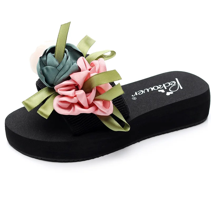 

Женские тапочки, летняя одежда, для путешествий для родителей и детей, детские сандалии, новые милые цветы, пляжная обувь, пляжная обувь, шлепанцы