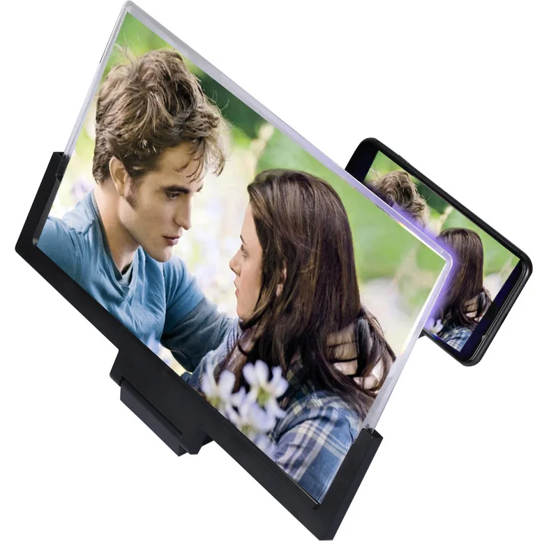 Phone Magnifer Mobile Phone Screen Magnifer Amplifier 14 Inch Screen Amplifier 3d mobile Phone Magnifying Glass Lazy Bracket