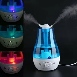 3000ML Ultrasonic Air Humidifier Double Sprayers Big Mist Volume Fog Mist Maker Essential Oil Diffuser For Home Office Baby Room