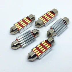 100PCS Festoon 31mm 36mm 39mm 41mm C5W CANBUS NO Error Auto Light 12SMD 4014 LED Car Interior Dome Reading Lamp Mixed wholesale