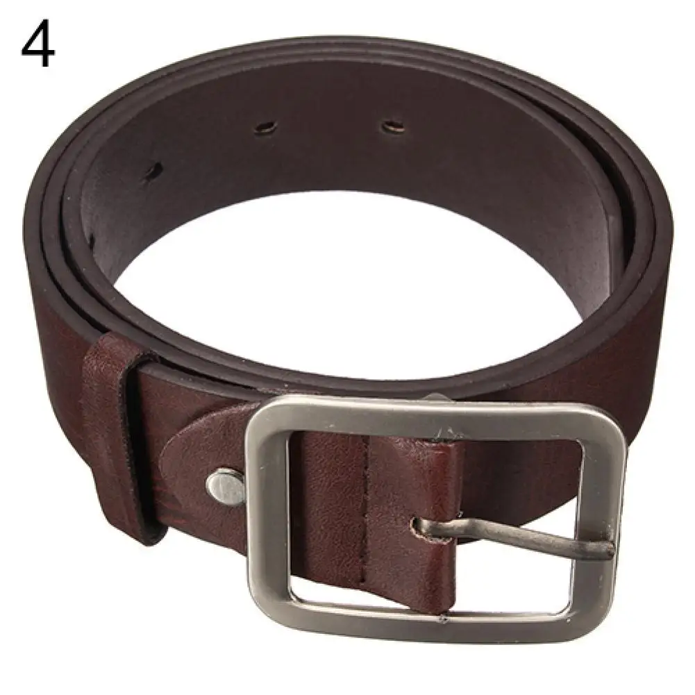 

Fashion Men's Belts Stylish Casual Waistband PU Leather Pin Buckle Waist Strap Business Belt Casual Slim Waist Belt Waistband