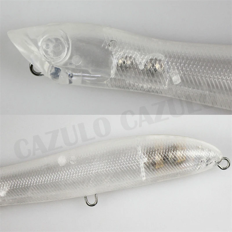 Fishing Accessoires Lure Blank Unpainted Lures Pencil Weight 5-16g ABS Diy Isca Artificial Wobblers Peche A La Carpe Fish Leurre