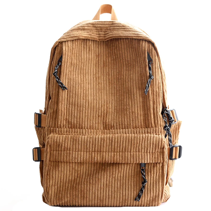 Couple New Corduroy Women Backpack Female Korean Shoulder School Bag for Teens College Women\'s Travel Backpacks Laptop Computer