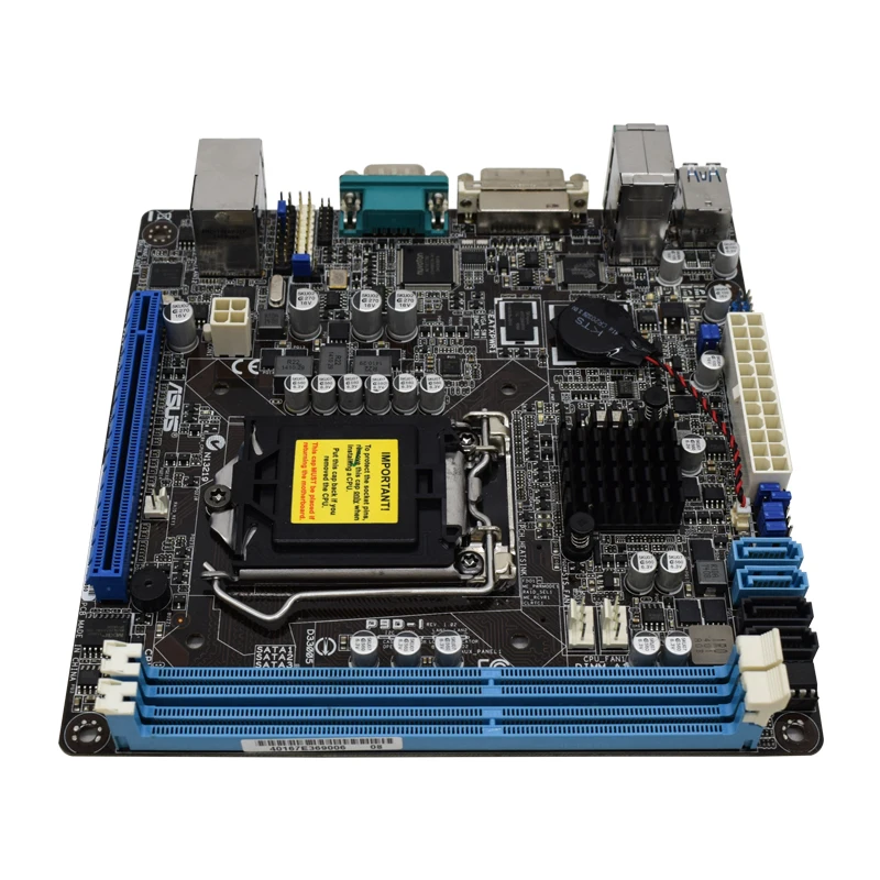 ﻿   Asus P9D-I Workstations Moederbord LGA 1150 Intel C222 DDR3 8GB SATA3 PCI-E 3.0 ondersteunt 4e generatie Intel ®   Kern ™   i3 CPU MINI-ITX