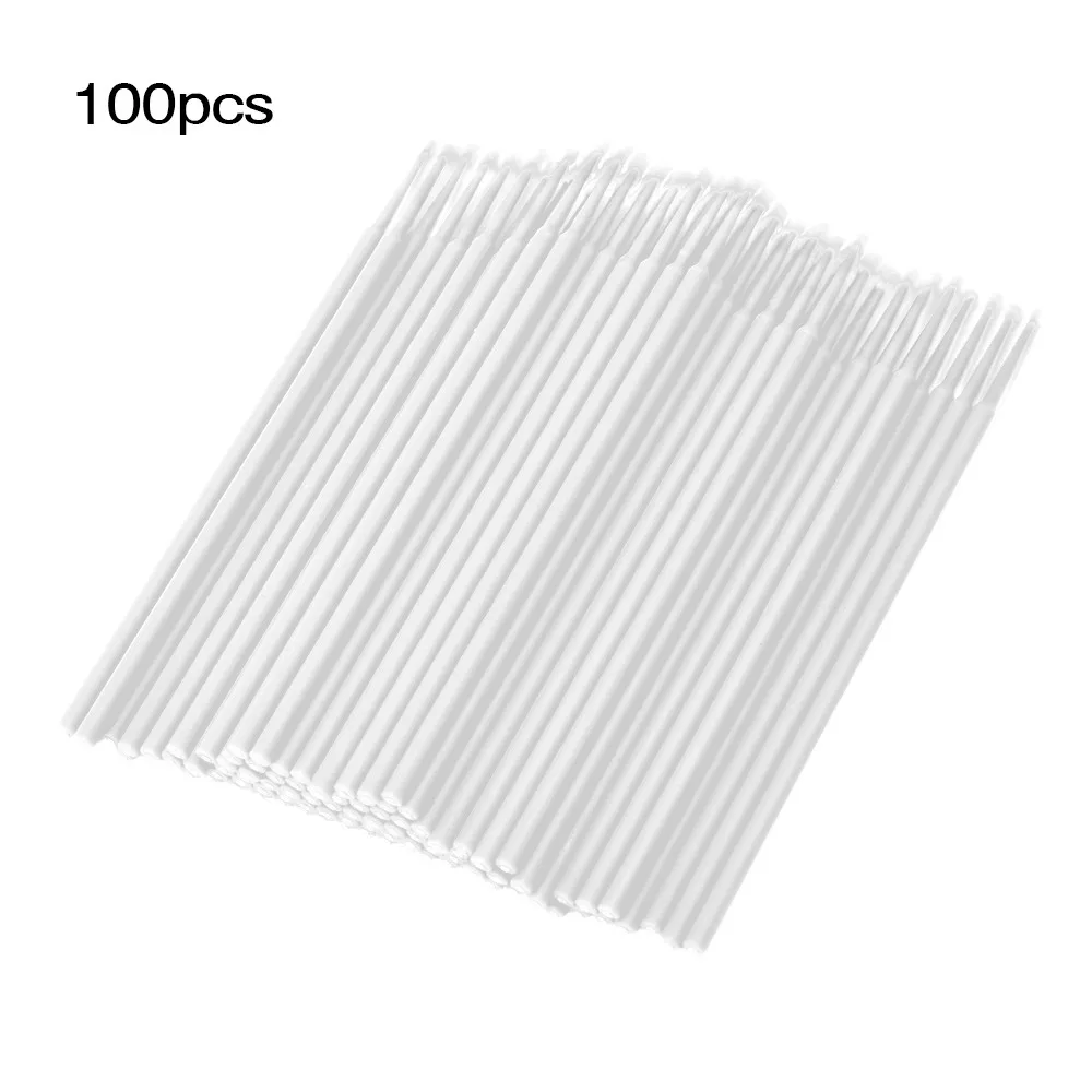 

100PCS White Disposable Tattoo Cotton Swab Brush Bagged Microblading Micro Brushes Applicator Tattoo Accessories For Makeup