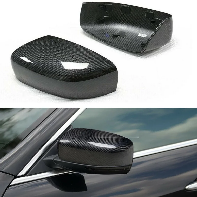 

Dry Carbon Fiber Side Mirror Cap Fit For Maserati Quattroporte GT Ghibli Sedan 2013-2016 Replace Type & Add On