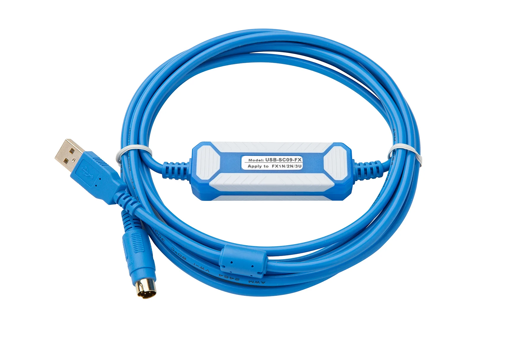 プログラミングケーブル,USB-SC09-FX,三菱,ツェルト,fx,シリーズ,us422アダプター用