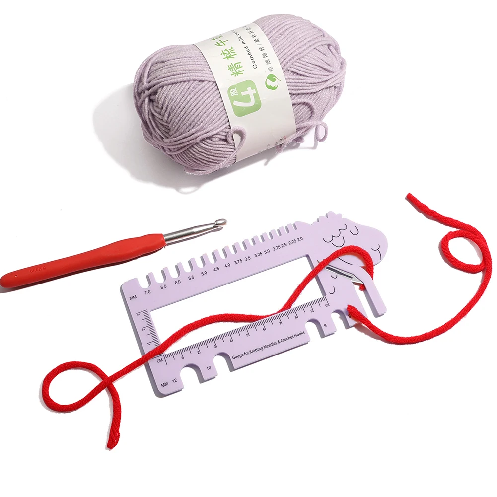 Multifunctionele Schapen فورم Naaien Breien Haaknaald Naalden Heerser قياس Grootte Gids تلبية حاكم Diy Ambachtelijke Accessoire
