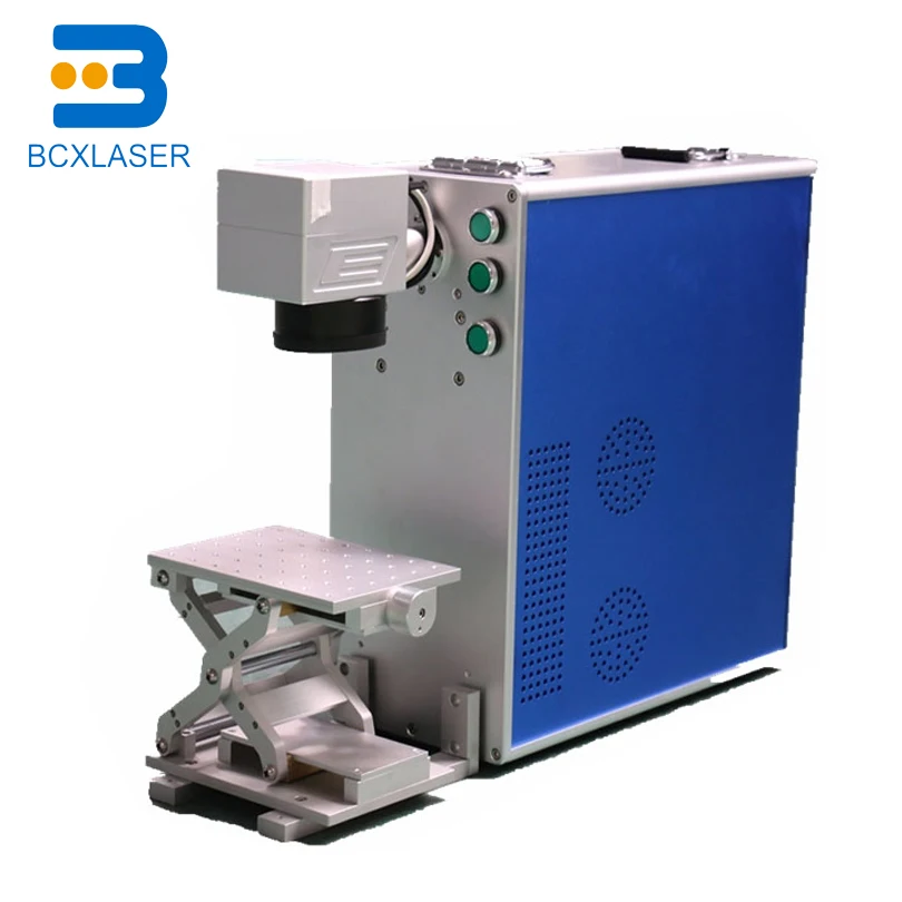 Недорогой лазерный маркер 10 Вт 20 Вт 30 Вт cnc 3d портативный мини-цветной волоконный лазерный маркировочный станок для металла