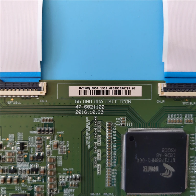 Nuovo e originale per T-CON Logic UA55MUF30ZJ hvhv550qubn5a 47-6021122 scheda logica BOEI550WQ1