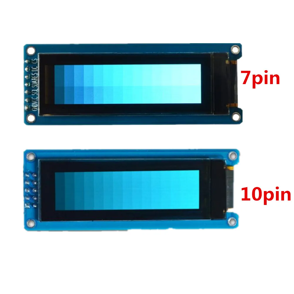 

Модуль OLED-дисплея 7/10 Pin 2,08 дюйма, ЖК-экран SH1122 25664 OLED с серийным экраном серого цвета, экран интерфейса spi