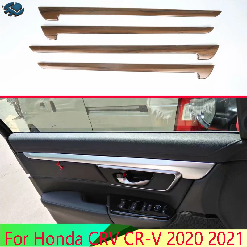 

Для Honda CRV CR-V 2020 2021 автомобильные аксессуары ABS внутренняя отделка двери отделка корпуса декоративная накладка ободка защита для стайлинга