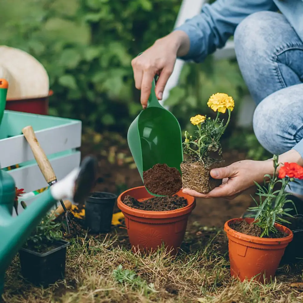 Garten Scoop Multi-funktion Boden Kunststoff Schaufel Löffel Graben Werkzeug Anbau Hand Werkzeuge Boden Schaufel Anbau Garten Werkzeug