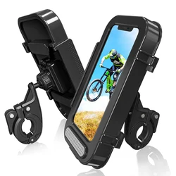 Motorcycle Bicycle Phone Holder Bike Mount for iphone 12 11 Pro Max XS XR 6 7 8 Plus SE2020 Waterproof Mobile Case GPS