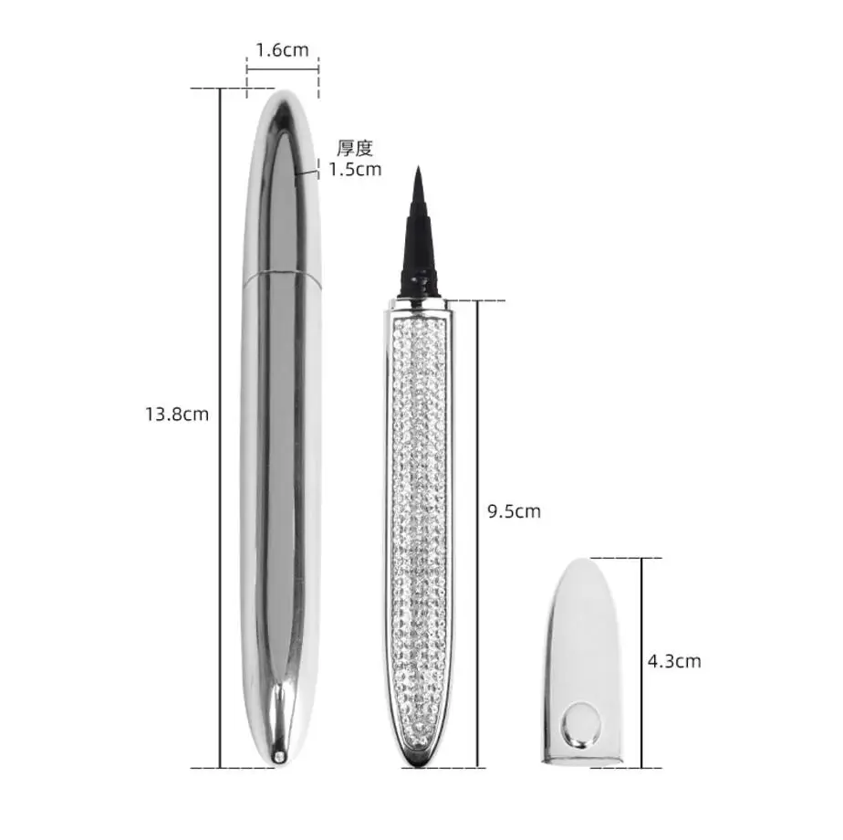 Penna per colla per ciglia per Eyeliner liquido all'ingrosso etichetta privata cosmetici diamante Eyeliner magico trucco sfuso colla per ciglia matita per penna