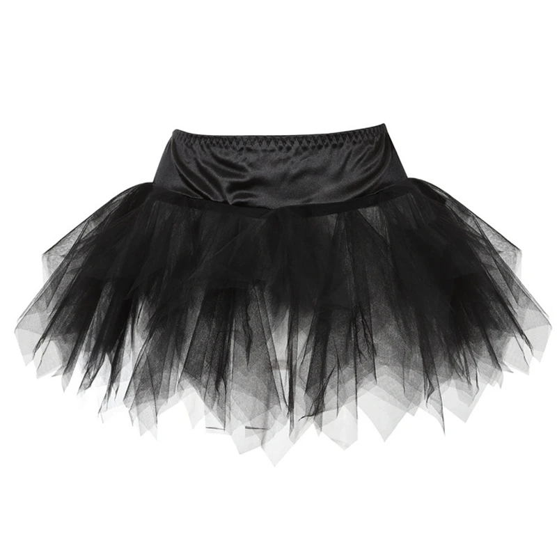 Women Sexy Mini Pleated Skirt Showgirl Party Mesh Tulle Dance Tutu Skirts Match Corset Skirt Plus Size S-6XL