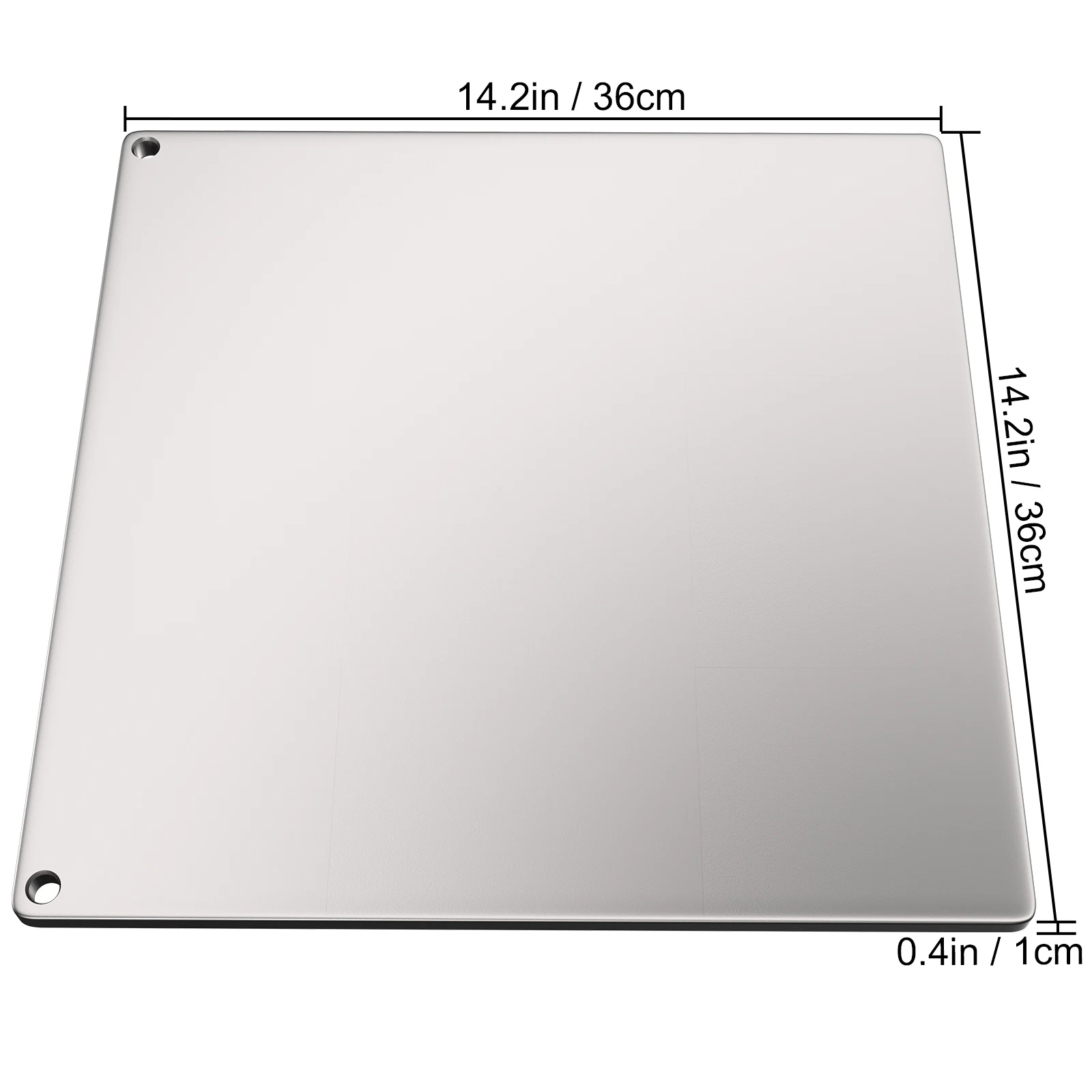 VEVOR Pizza Plate Solid Baking Steel Pan High-Performance Material Surface Non-Stick Convenient for Grill Cooking Home