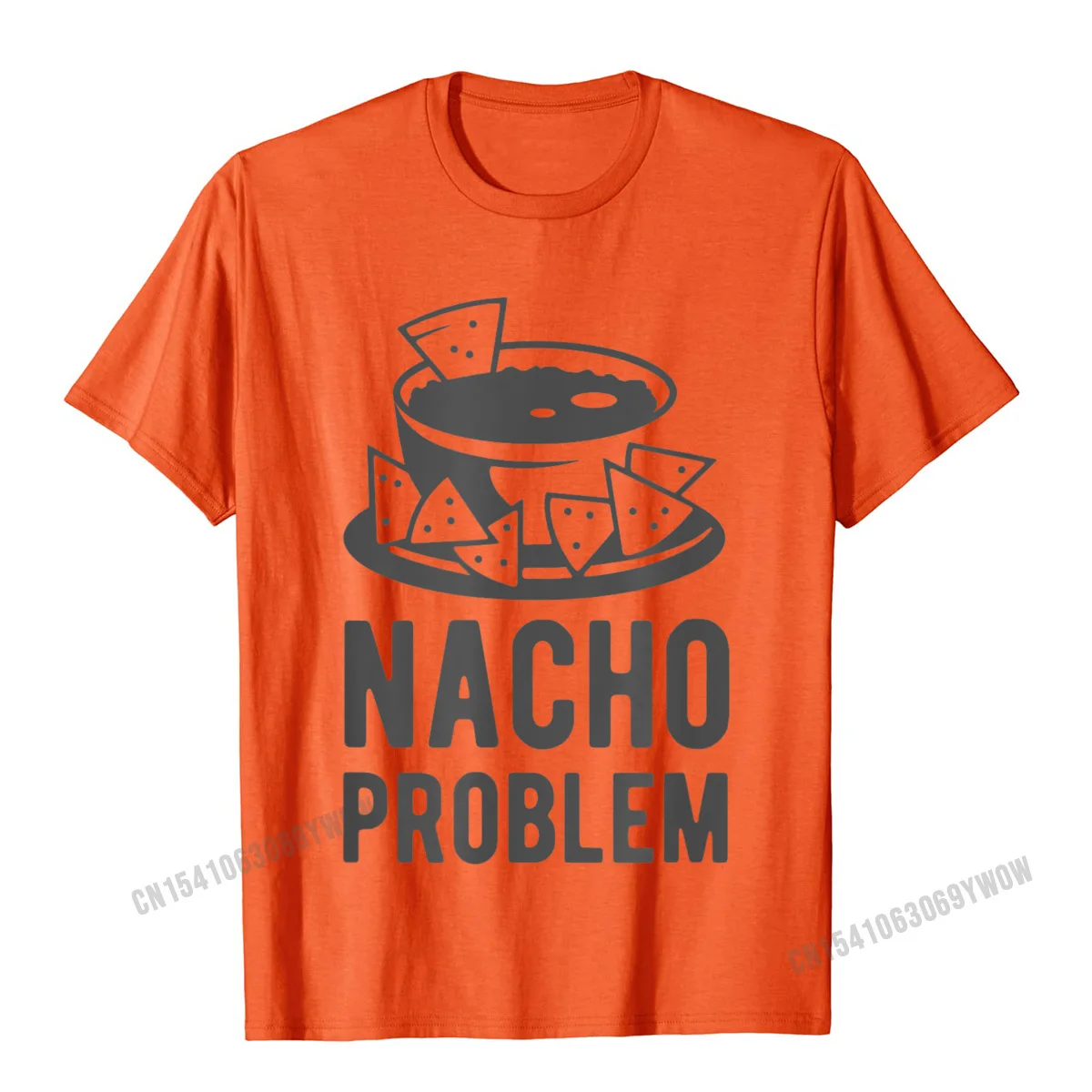 Nacho Problem 티셔츠 Camisas Men Normal Men's T Shirts Rife Cotton Tees Christmas Day Tshirt