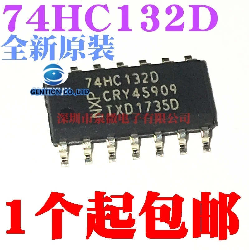 

50 шт. 74HC132D SN74HC132DR SOP14 четыре 2 Вход с логический в наличии 100% новый и оригинальный