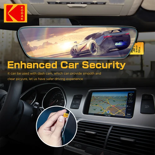 Imagen 2 del producto Tarjeta Micro SD Original Kodak, tarjeta de memoria u3 de 256GB, 128gb, 64gb, 32gb, EVO Plus sdhc u3 c10, tarjeta TF C10 100MB/S microSDXC UHS-1