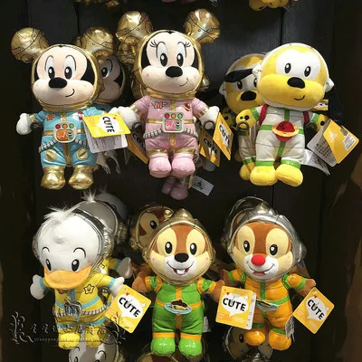 

Shanghai Disney domestic Star series Mickey Minnie Donald Duck Plush toys Cartoon cute Stuffed doll Birthday Present For Child