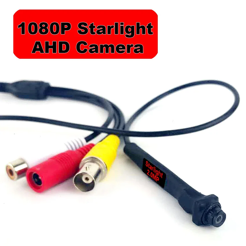 Wide View 140degree 1080P Starlight Mini AHD Camera Micro Mini PAL / NTSC for AHD Camera System