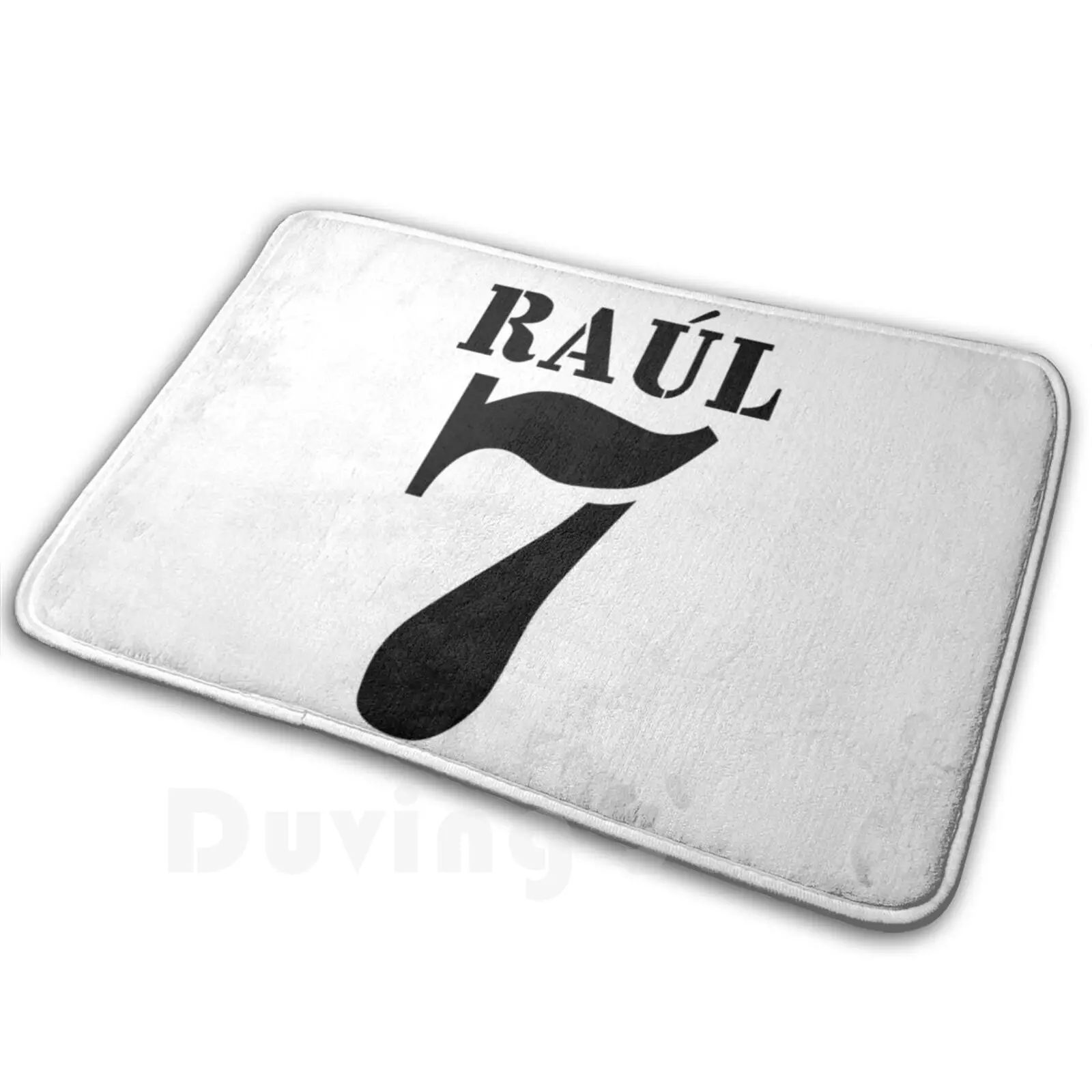 Dorsal Raul Gonzalez Blanco Carpet Mat Rug Cushion Soft Non-Slip Raul Raul Gonzalez Raul Gonzalez White Schalke Raulista