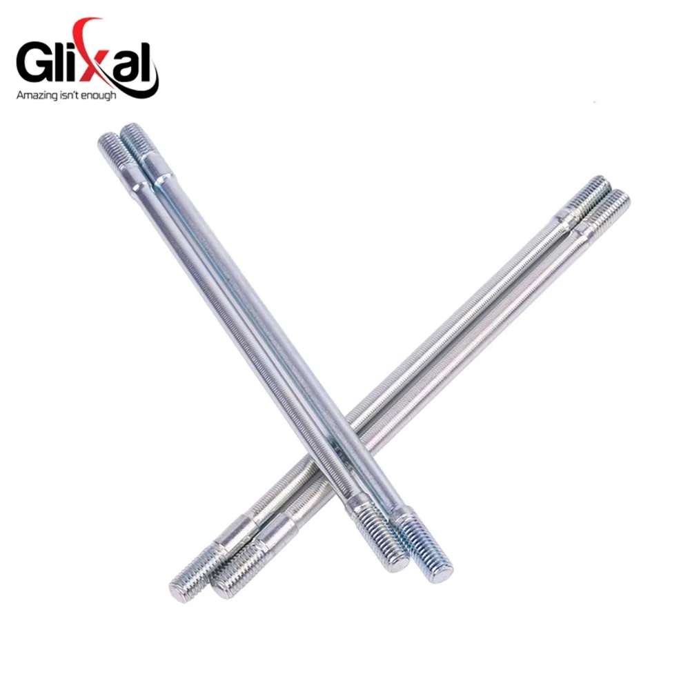 Glixal 8mm Cylinder Head Bolt Set for Chinese GY6 125cc 150cc Scooter Moped ATV Go-Kart 152QMI 157QMJ Engine