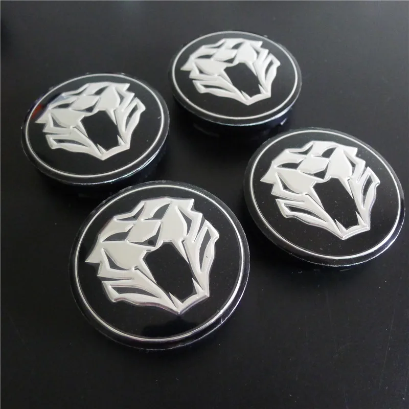 4pcs 56mm Tiger Head Wheel Center Caps Hub for Jaguar Car Styling Auto Rims Cover Emblem Badge