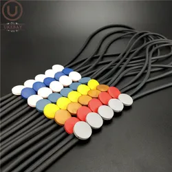 UKEBAY 2020 New Long Rubber Necklaces Women Handmade Simple Jewelry Wood Accessories Clothes Sweater Necklace Pendant Jewellery