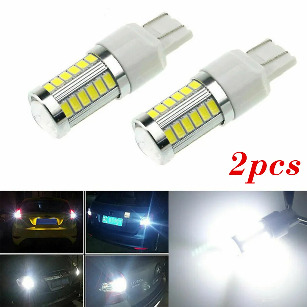 

2x T20 W21/5W 7443 5630 33SMD двойная нить светодиодный DRL, боковая подсветка, супербелая лампочка, задний фонарь, фонарь заднего хода