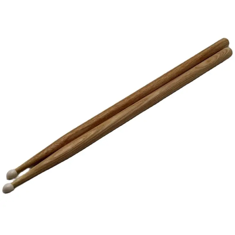 Good Quailty 2B Nylon Tip Drum Stick Ashwood Material Wood Stick Drumstick 1 Pair