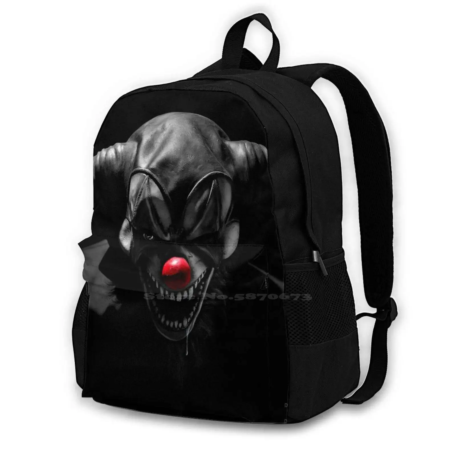 The Klown-Wink Women Men Teens Laptop Travel School Bags Horror Wink Scary Clown Nose Eye Evil