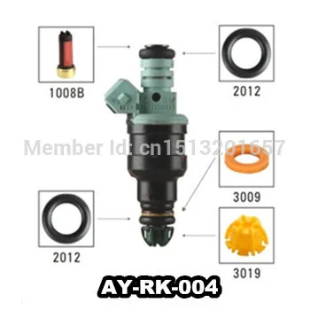 Whole sale fuel injector repair kit pintle caps of plastic parts insulation cap  with 100 pcs (AY-P3019,12.8*3*8mm)