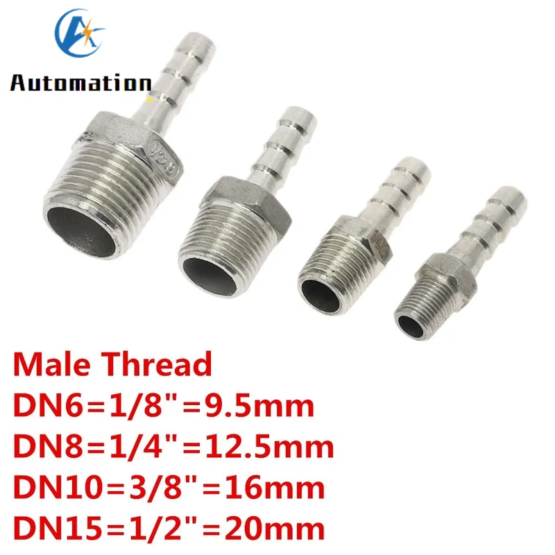 6 8 10 12mm hortum diken kuyruk 1/8 \