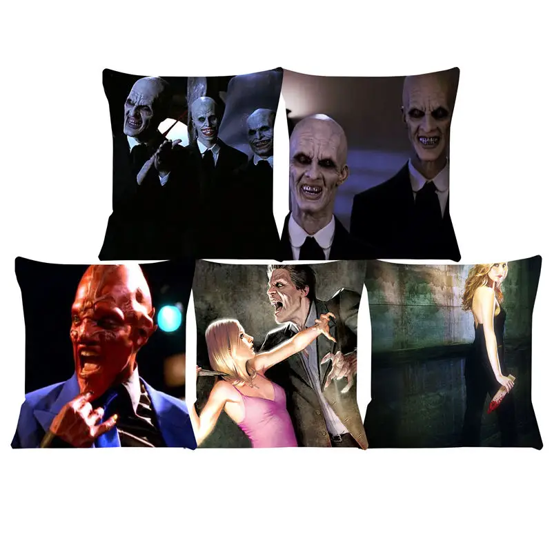 Vampire Movie Cushion Cover Comfortable Short Plush Pillow Cases 45x45cm Chair Car Sofa Pillow Cover Home Decorative  SJ-140