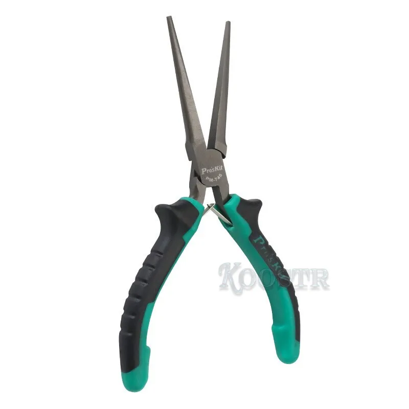 PM-746 Pro'sKit Electrician Pliers Cutting Multifunctional S45C Hardness Permenorm Needle Nose Plier