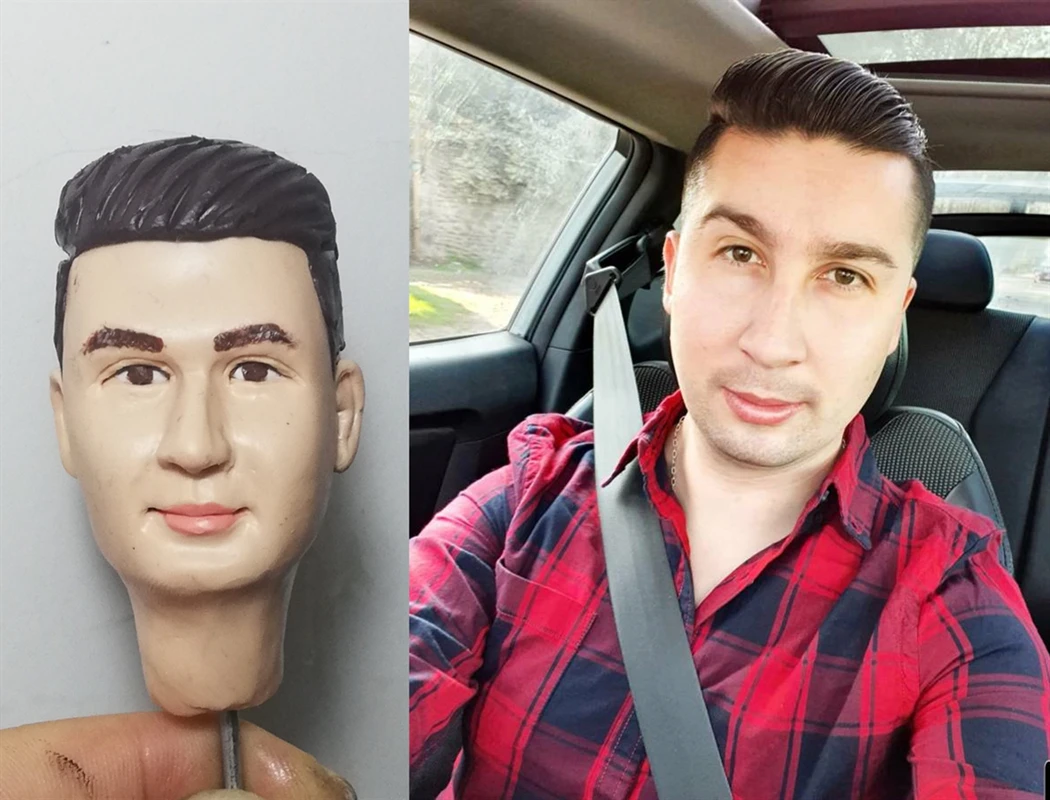 

Handcrafted Ceramic 1/6 Scale Replica Head DIY Model Kit Based on Your Specifications Perfect for Doll Makers & Enthusiasts