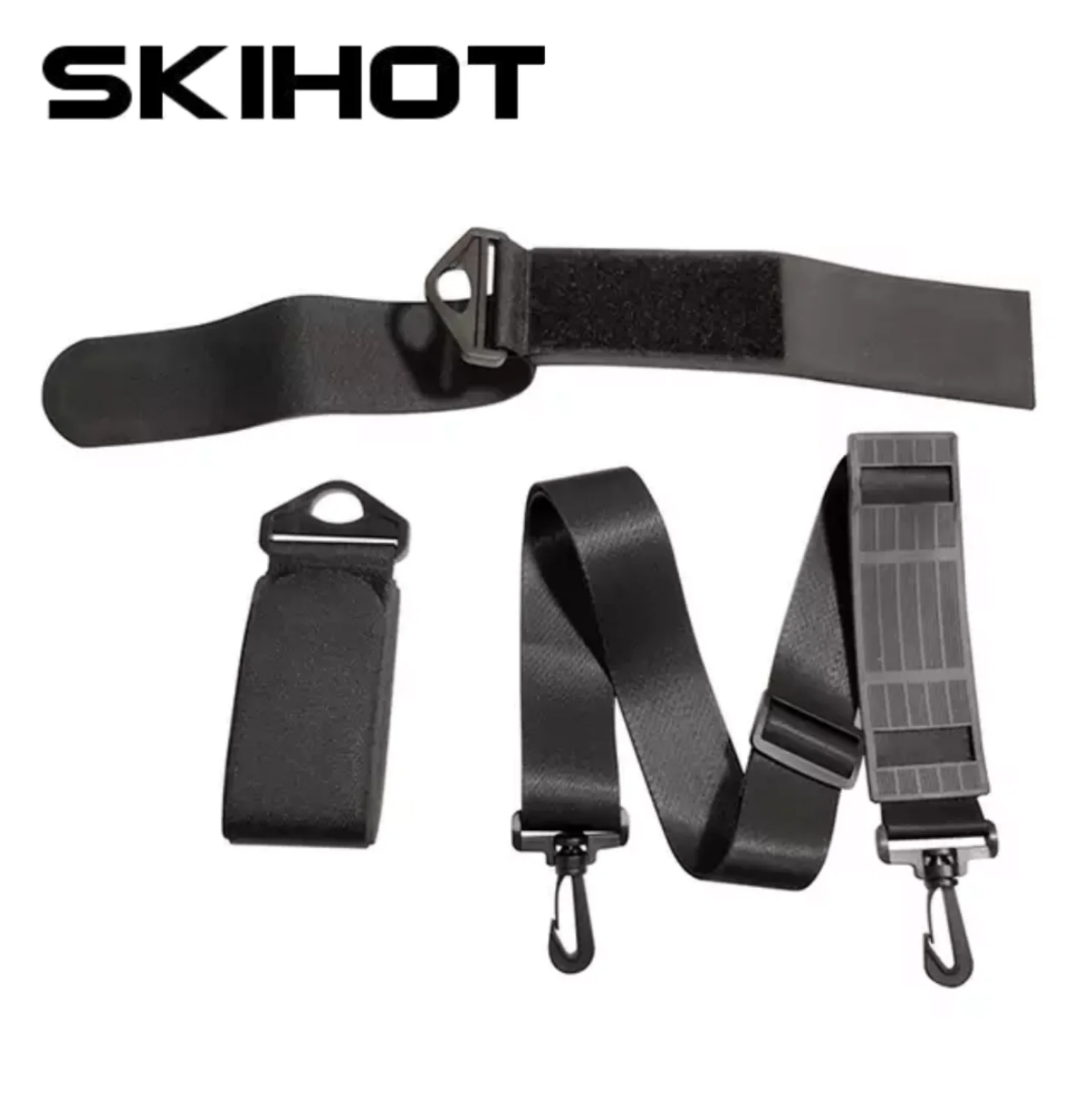 SKIHOT Snowboard pole shoulder strap with bode hook adjustable nylon ski handle strap