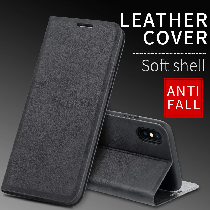

Magnetic Leather Flip Wallet Cover For iPhone 6 6s 7 8 Plus X XR Case For iPhone 12 11 Pro XS Max Card Holder Stand Cover