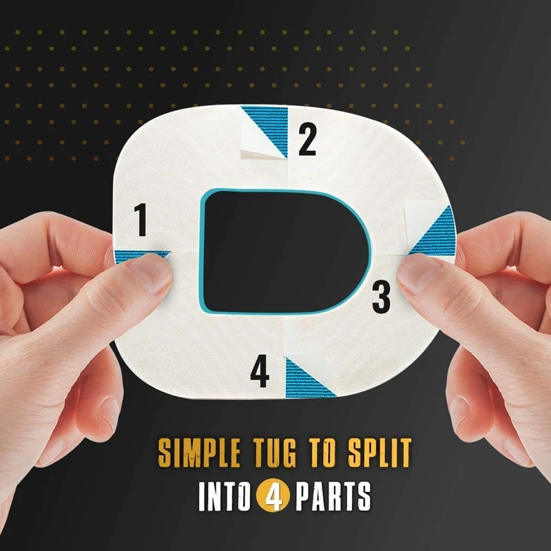 25pcs Insulet Omnipod Waterproof Adhesive Patch Pre-Cut CGM Patches Premium Continuous Glucose Monitor Protection Tape