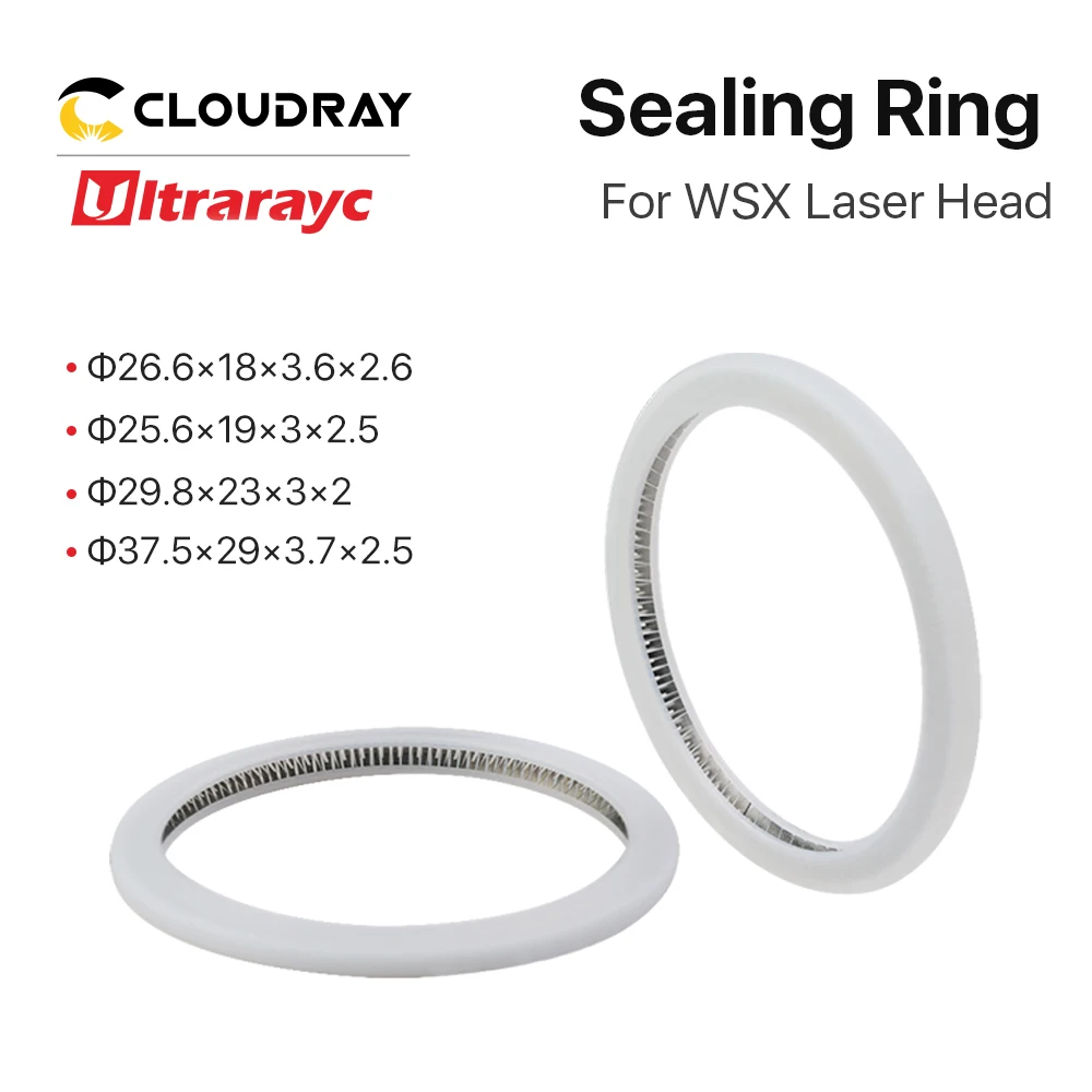 Ultrarayc Laser Sealing Ring for 37*7mm & 30*5mm WSX Protective Windows 37.5×29×3.7mm for WSX Laser Head KC13 KC15 NC30 SW20