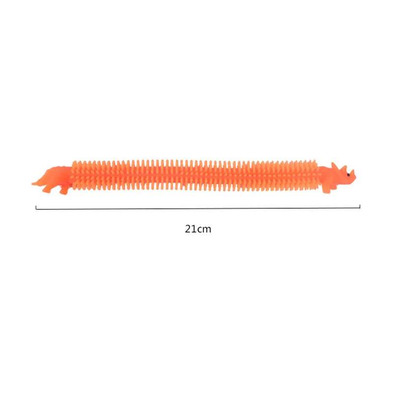 1/3/6 Buah Lucu Cacing Mie Tali Peregangan Anti Stres Bantuan Mainan Dinosaurus TPR Tali String Autisme Ventilasi Mainan untuk Anak Hadiah Natal