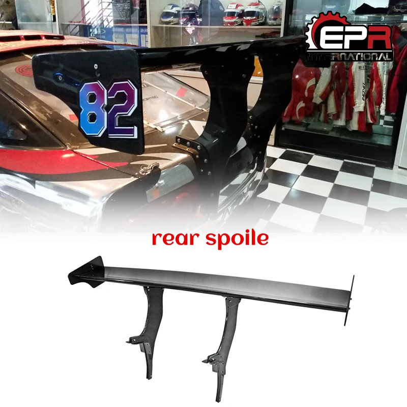 

Car-styling For Nissan 180SX S13 Type A Carbon Fiber GT Spoiler (Fitting on the trunk) Glossy Finish Rear Wing Set Splitter Trim