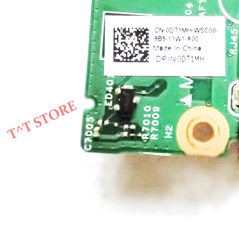 original for DELL Vostro 5481 USB SD Lan Ethernet Board CTWYP DT1MH 0DT1MH test well free shipping