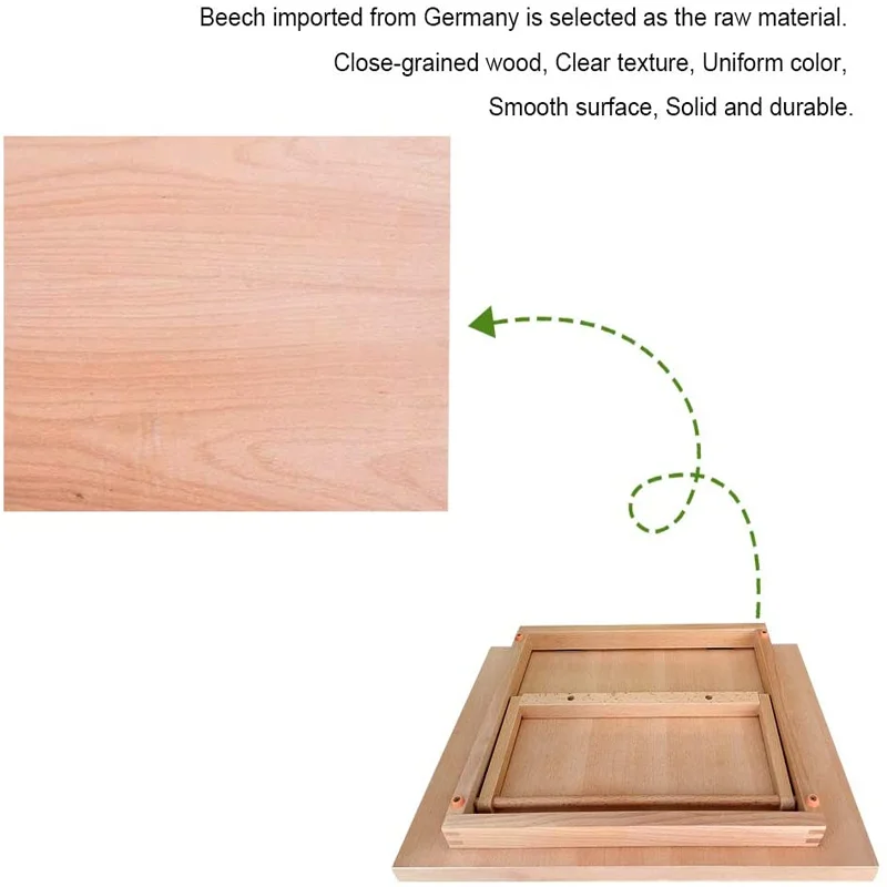 Table à dessin en bois portable A3, étagère à croquis, support en bois, interconnexion de bureau, huile liative el pour la peinture, fournitures d'art pour artiste