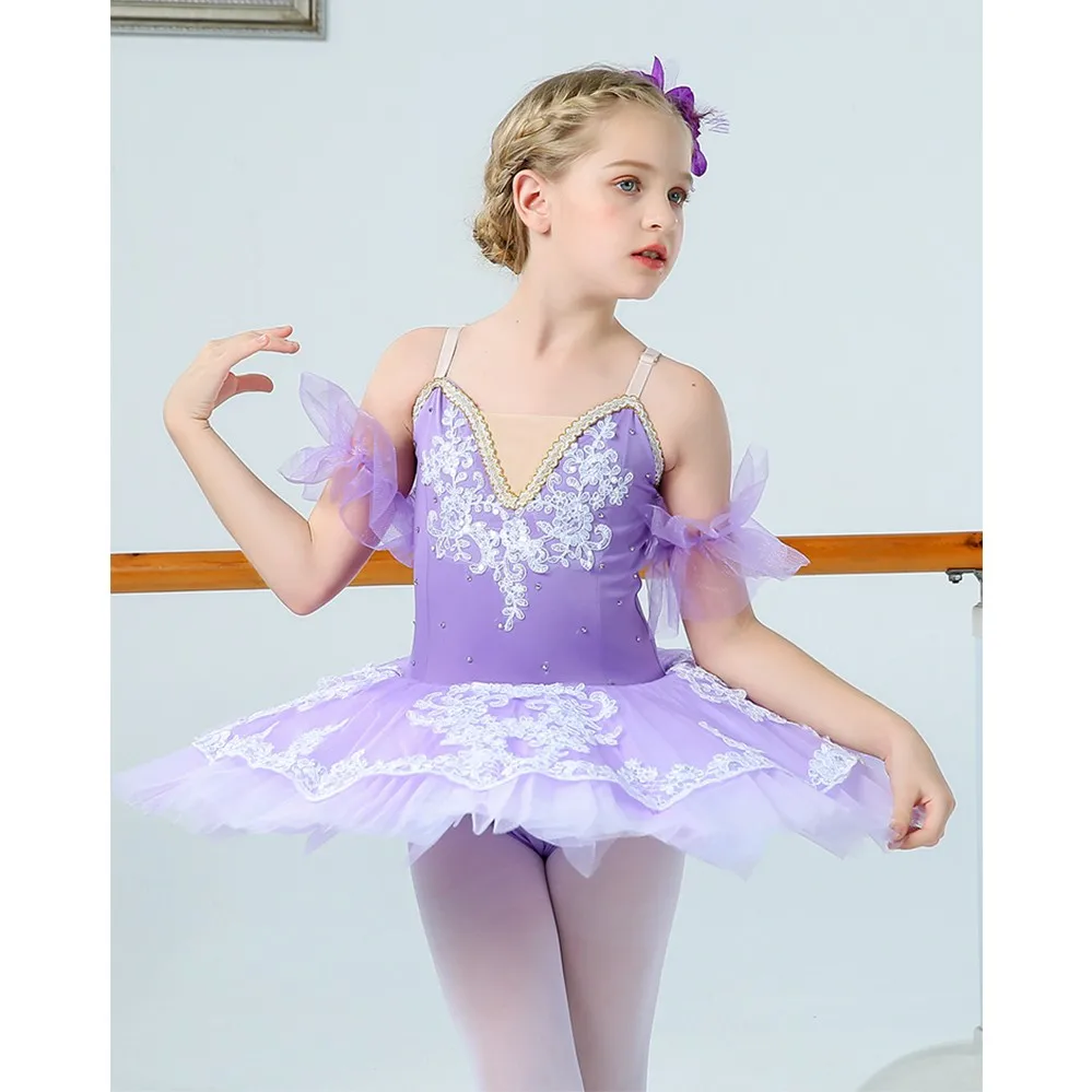 Ballet profissional tutu para bailarina, trajes de dança do cisne, vestido para meninas e adultos, panqueca tutu para crianças, mulheres e crianças