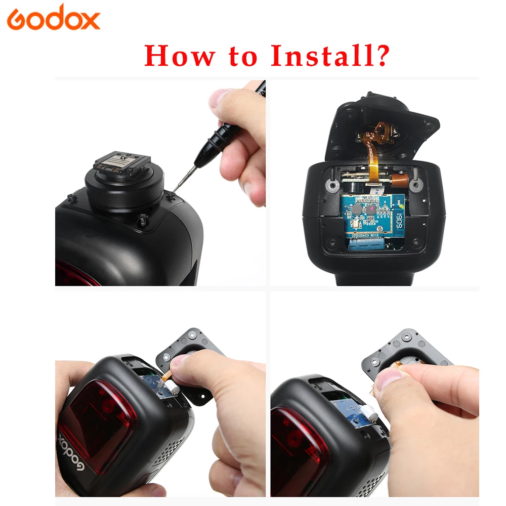 Вспышка Godox V1 V1C V1N V1S V1F V1O V1P, запасная вспышка «Горячий башмак», аксессуары для камер canon, nikon, sony, pentax